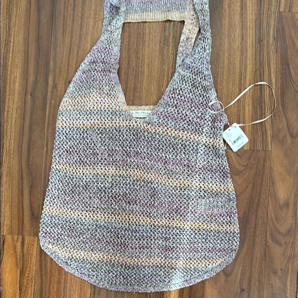Multicolor Knit Women's Bag